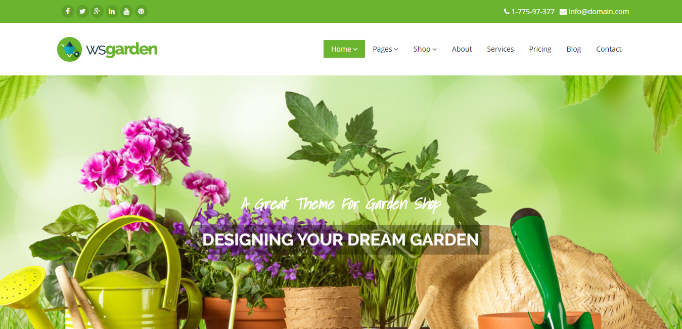 WS Garden - Responsive Gardening WP Theme