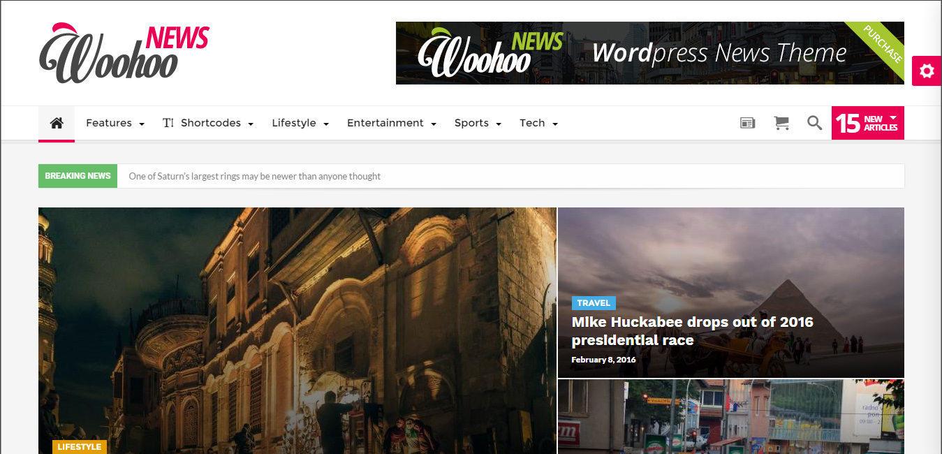 Woohoo - Modish News, Magazine and Blog Theme