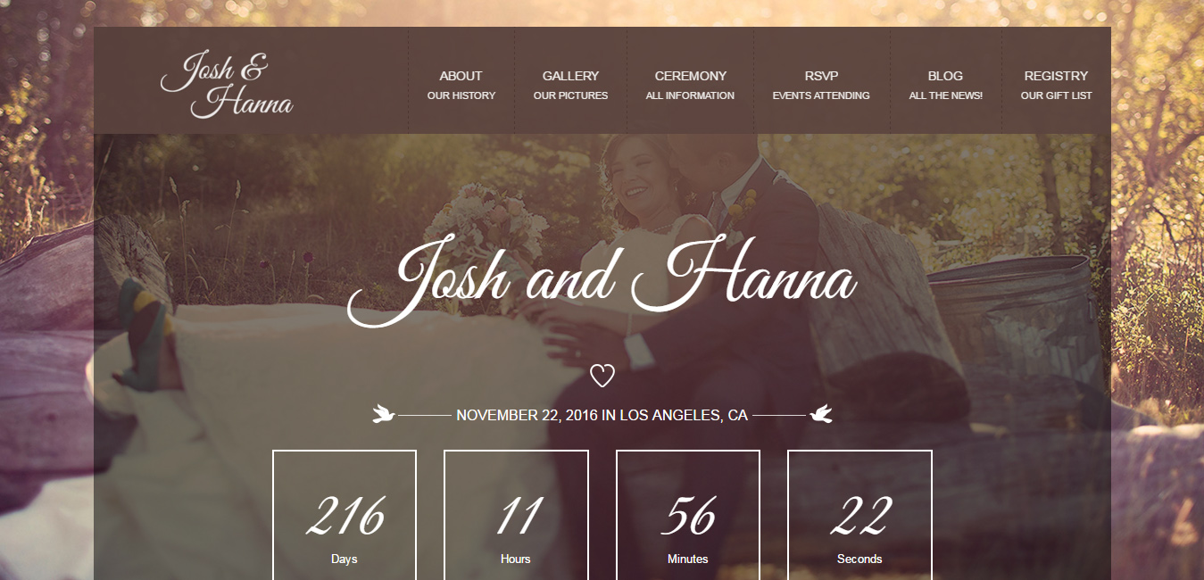 Aimer - Wedding WordPress Theme