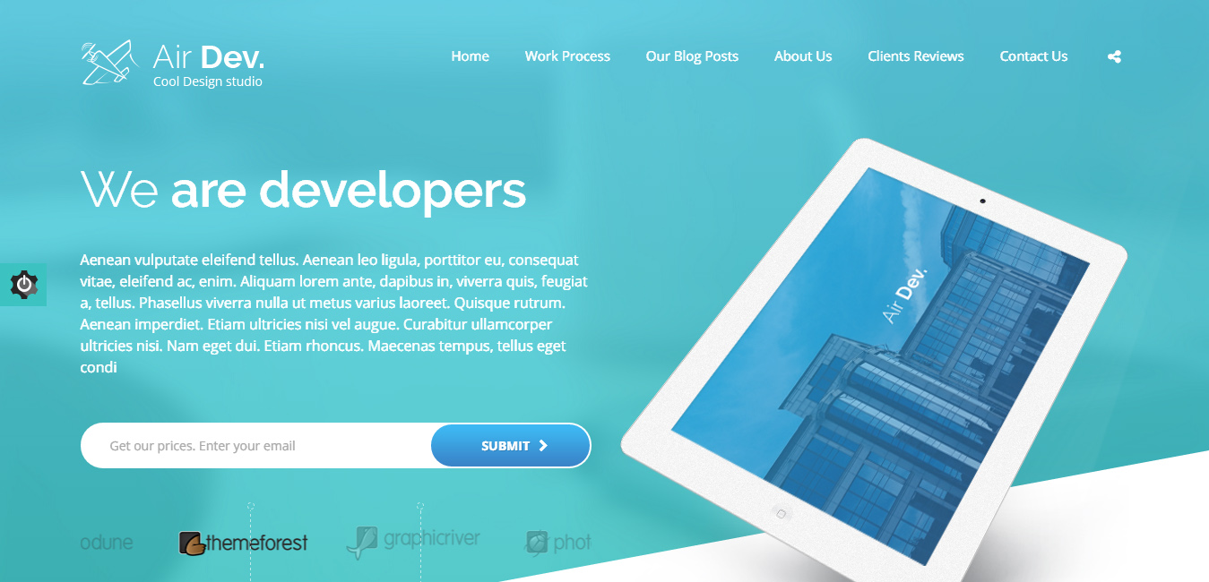 AirDev - Responsive WordPress Theme