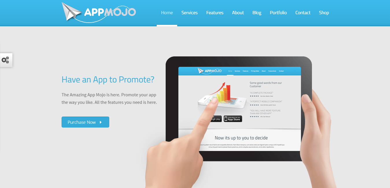 App Mojo - Responsive Single Page Promotion Theme