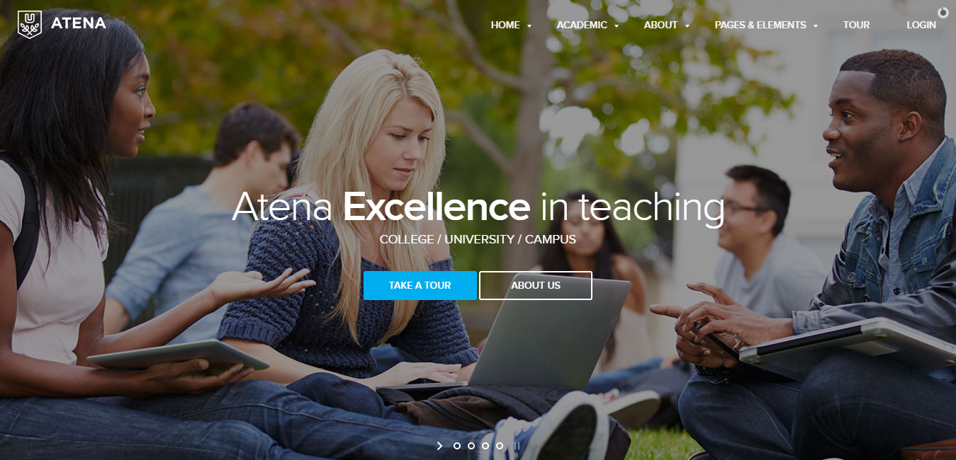 Atena - College, University and Campus WordPress Theme