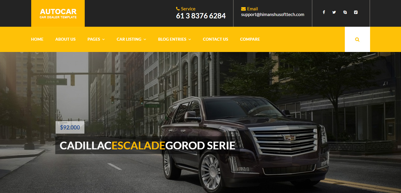 Auto Car - Car Listing WordPress Theme