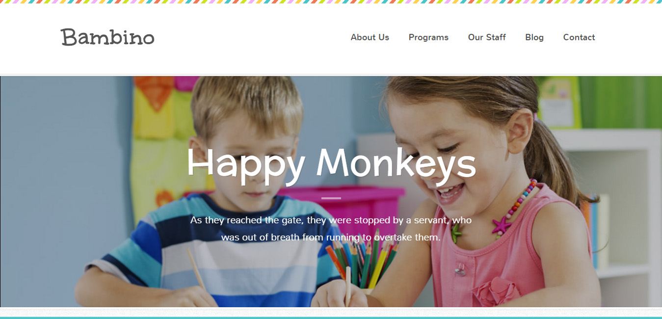 Bambino - Children WordPress Theme