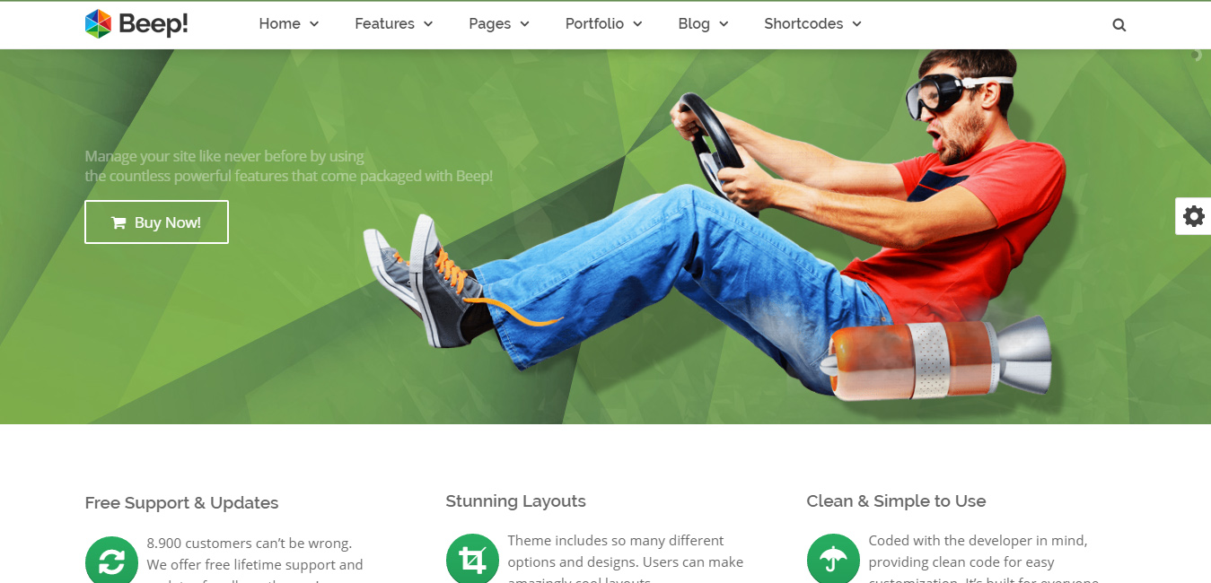 Beep - Responsive Multi-Purpose WordPress Theme