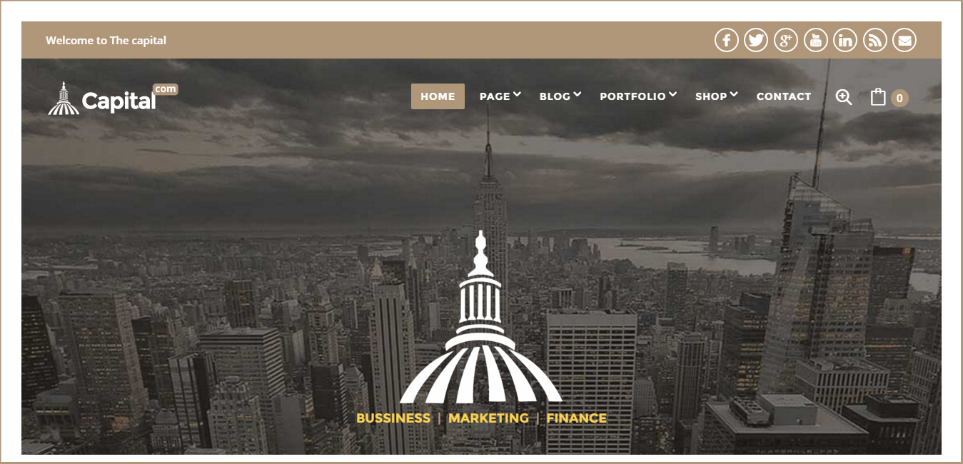 CAPITAL - Business And Corporate WordPress Theme