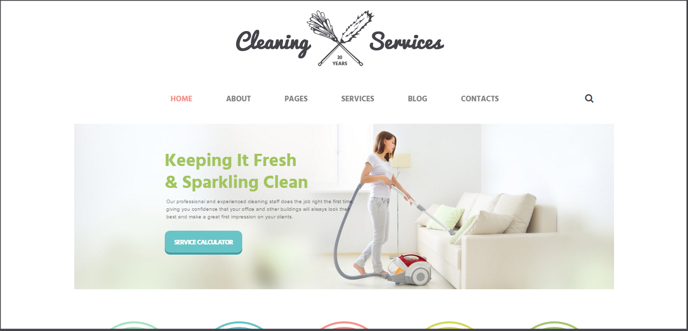 Cleaning Company - handyman WordPress themes