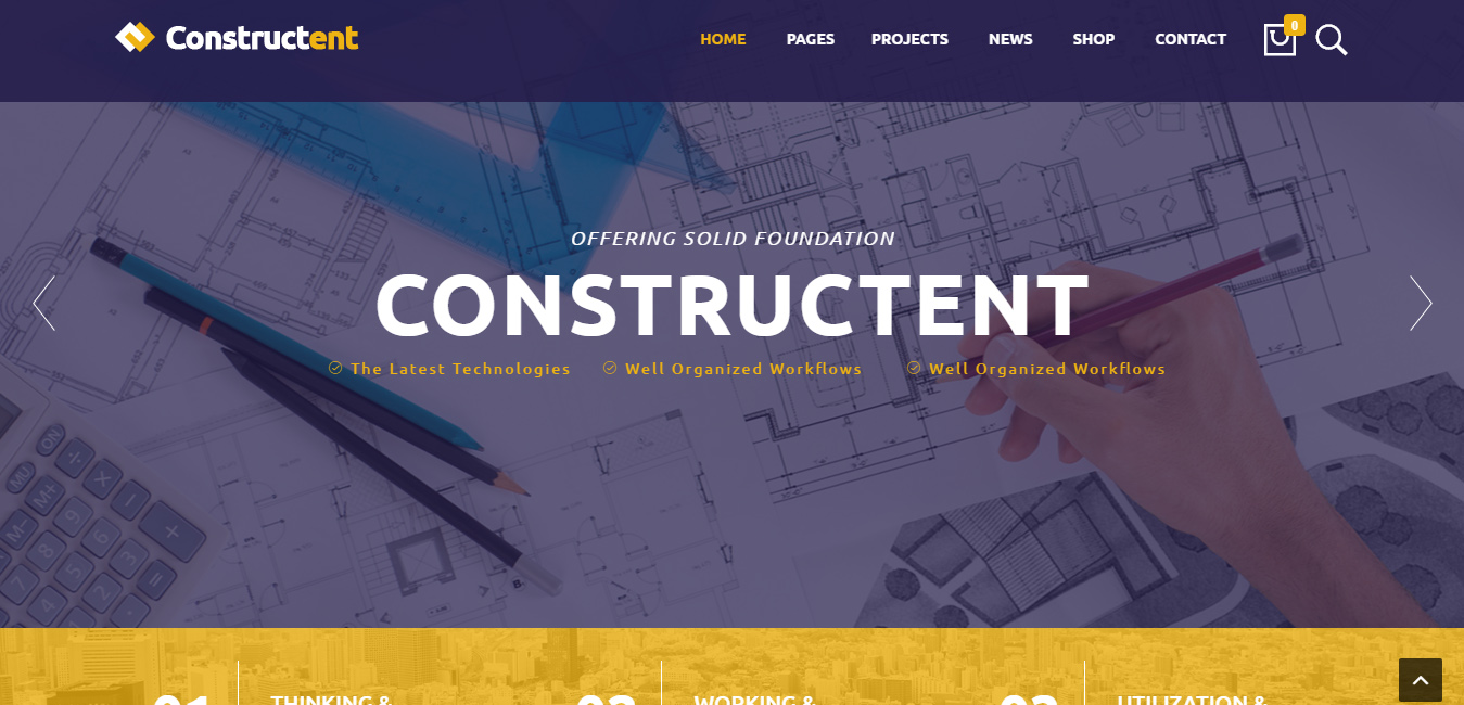 Constructent - Responsive Construction WP Theme