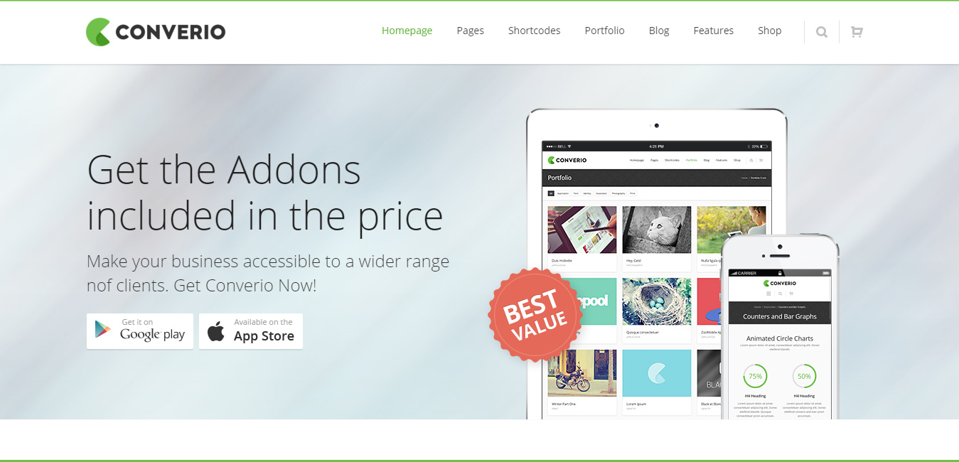 Converio - Multi-Purpose WordPress Theme