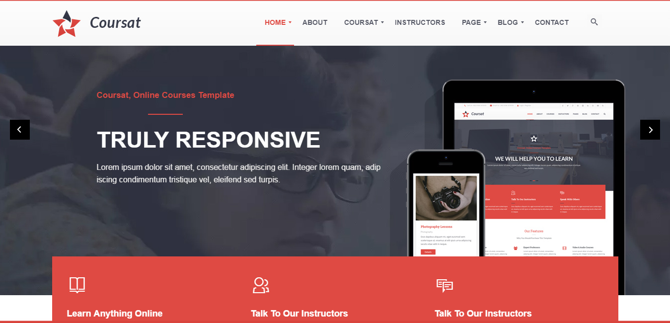 Coursat - Multipurpose Education WordPress Theme