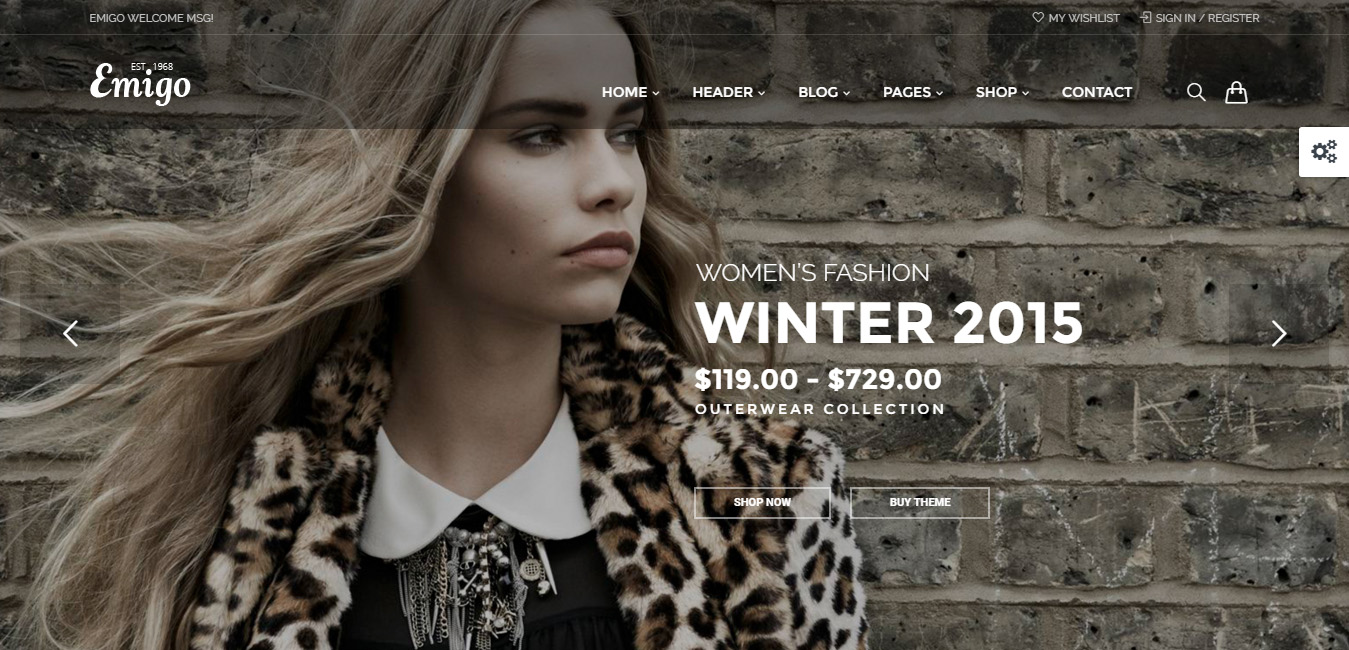 Emigo - Fashion WooCommerce WordPress Theme