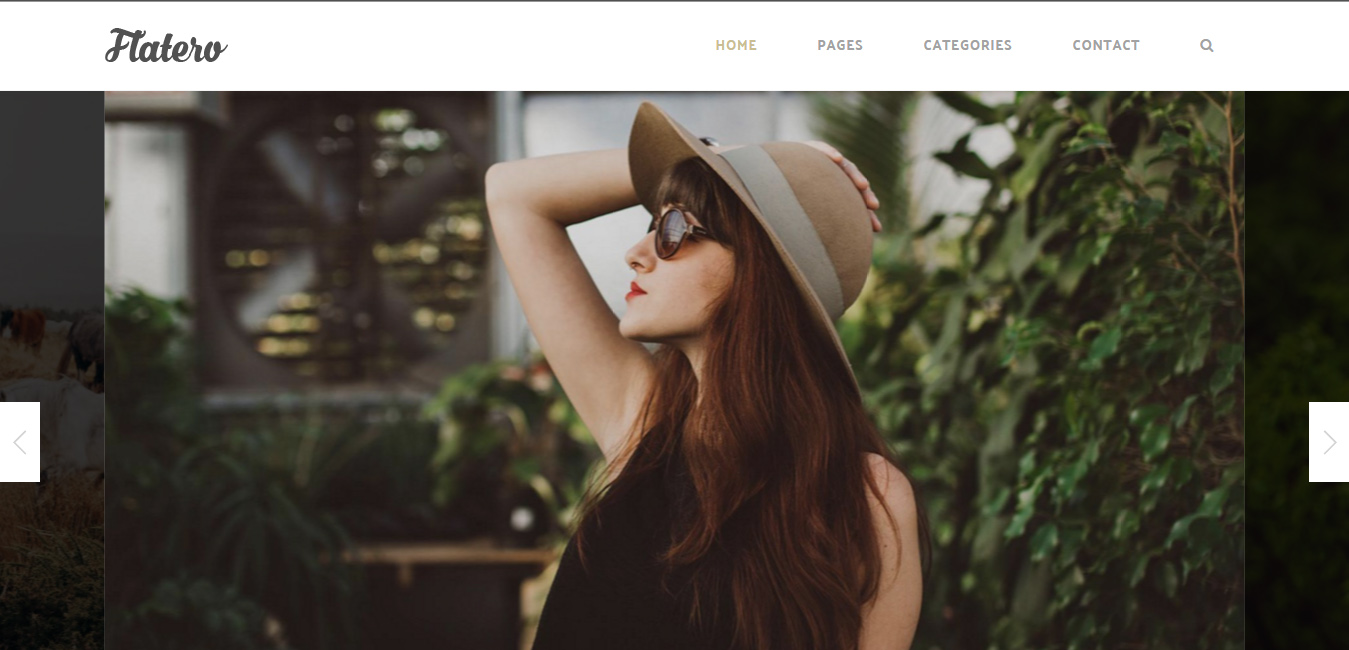 Flatero - Responsive WordPress Blog Theme