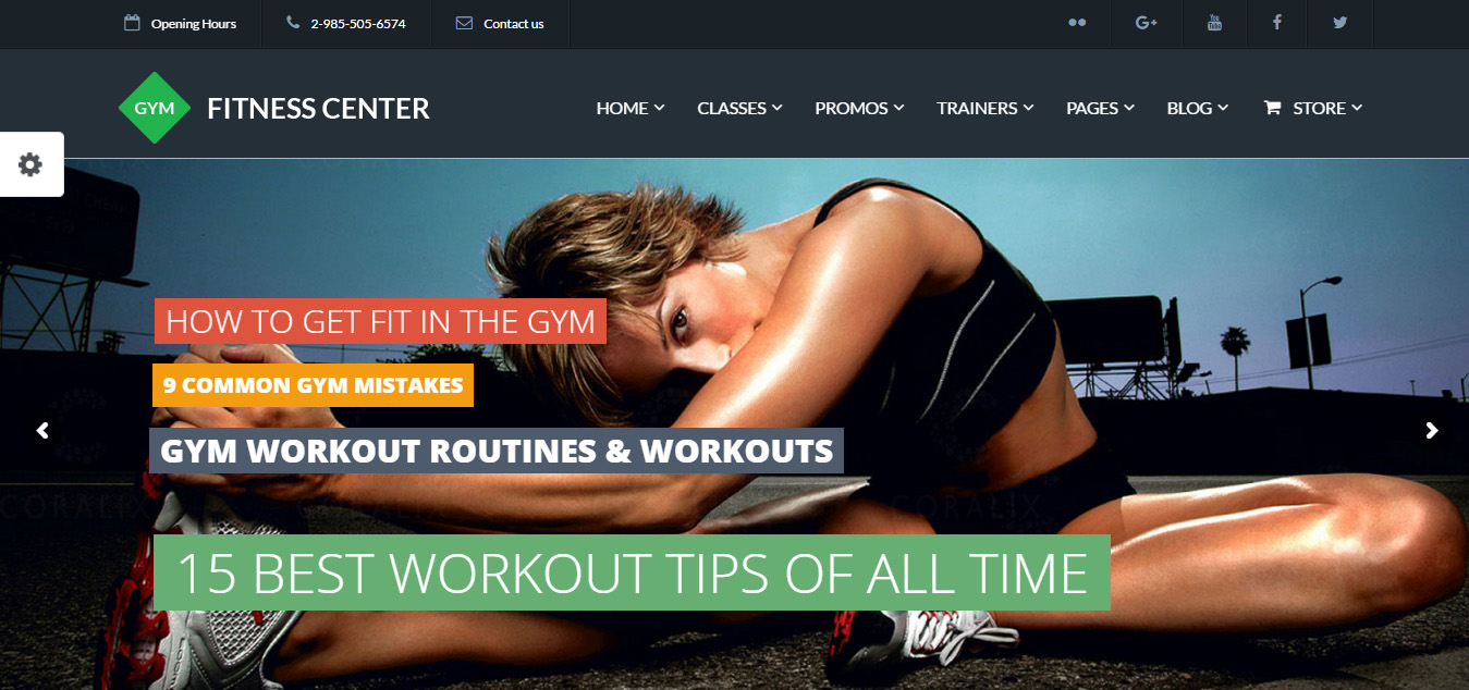 GYM - Sport Fitness Bootstrap Responsive Theme