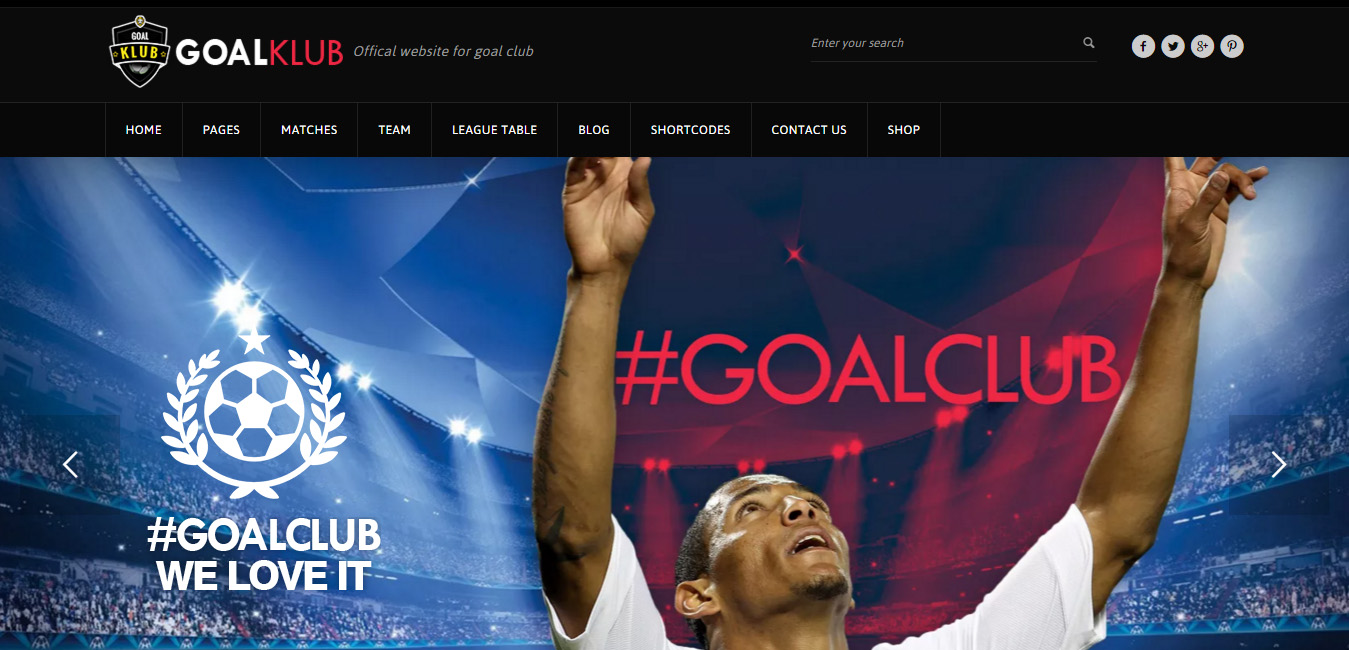 Goal Club - Sports & Events WordPress Theme