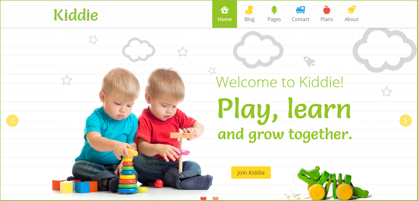 Kiddie - Kindergarten WordPress Theme