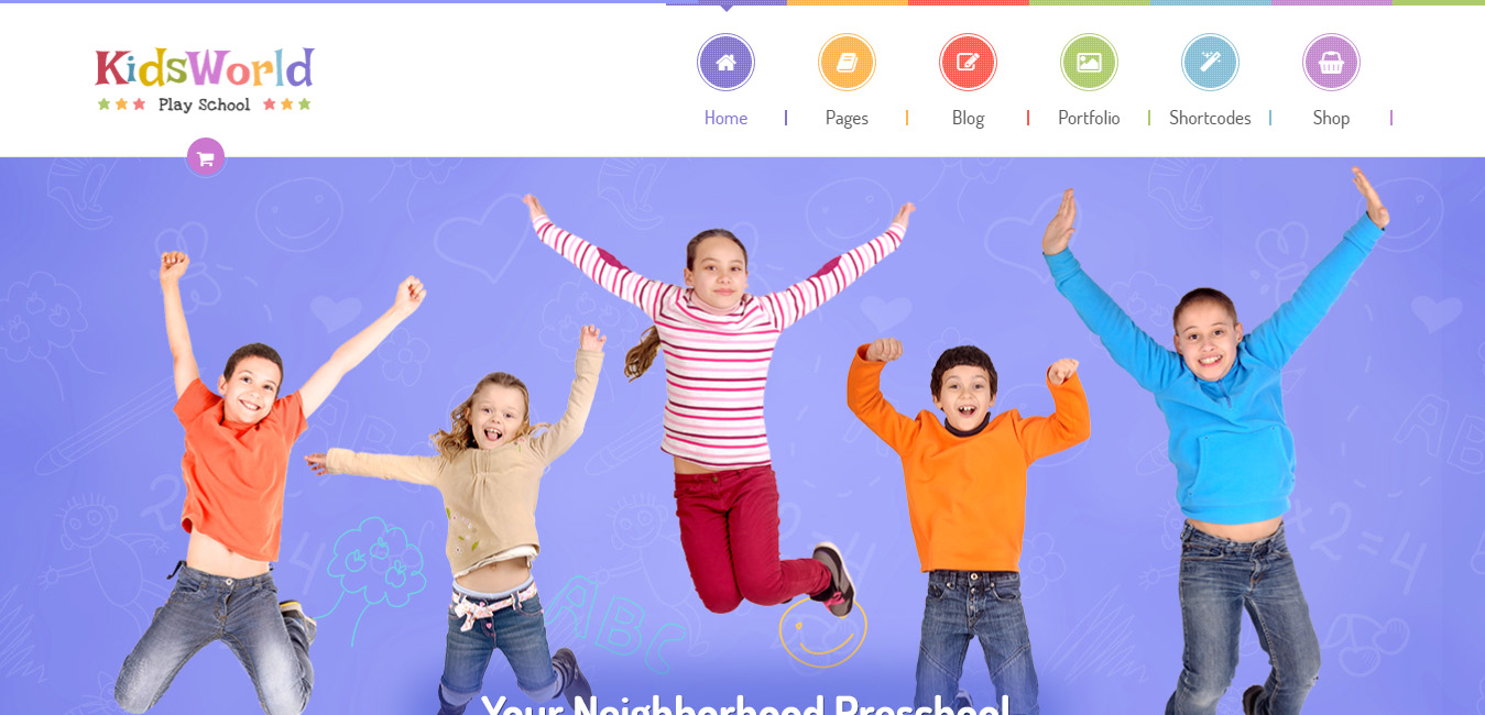 KidsWorld - Children Kindergarten WordPress Theme