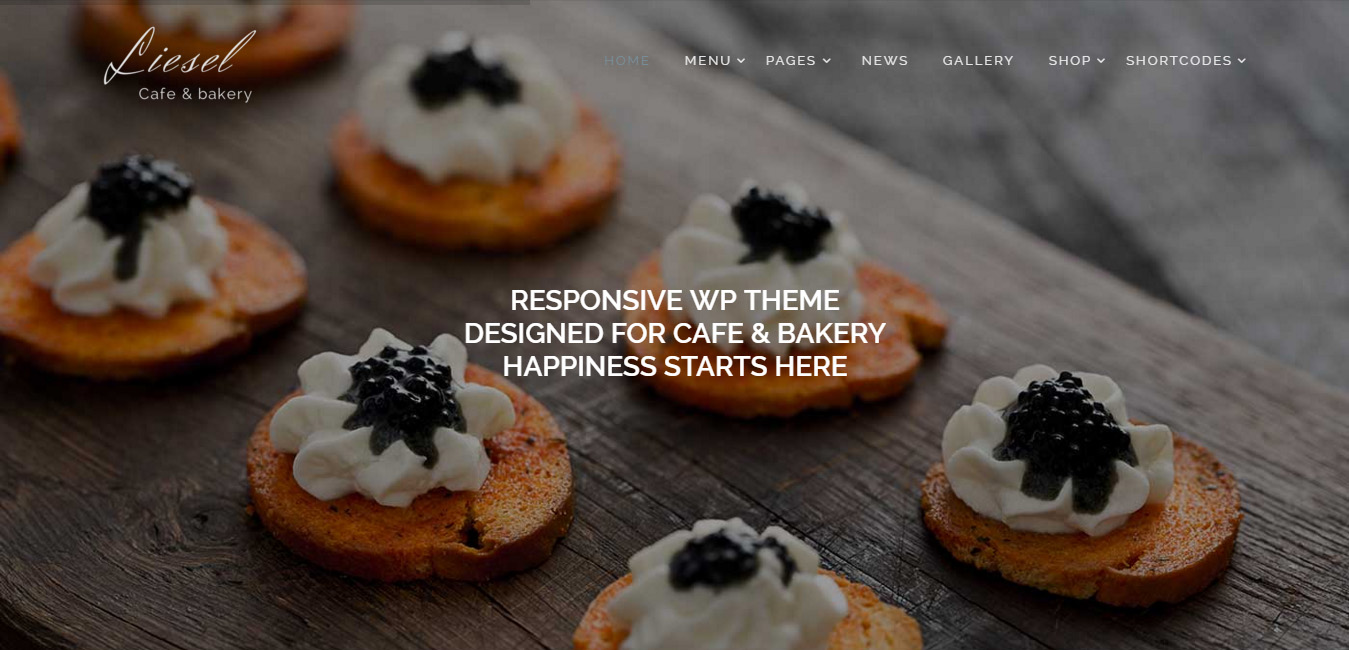 Liesel - Cafe, Dining and Bakery WordPress Theme
