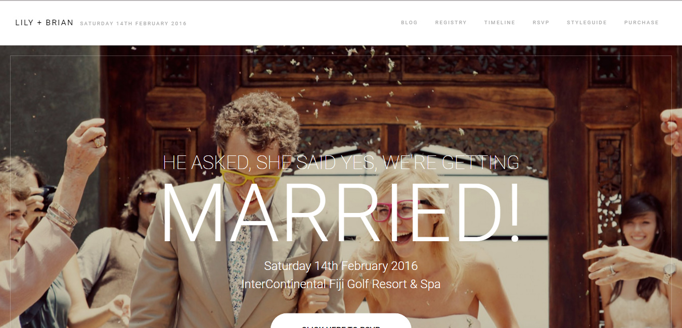 Lily - WordPress Wedding Theme