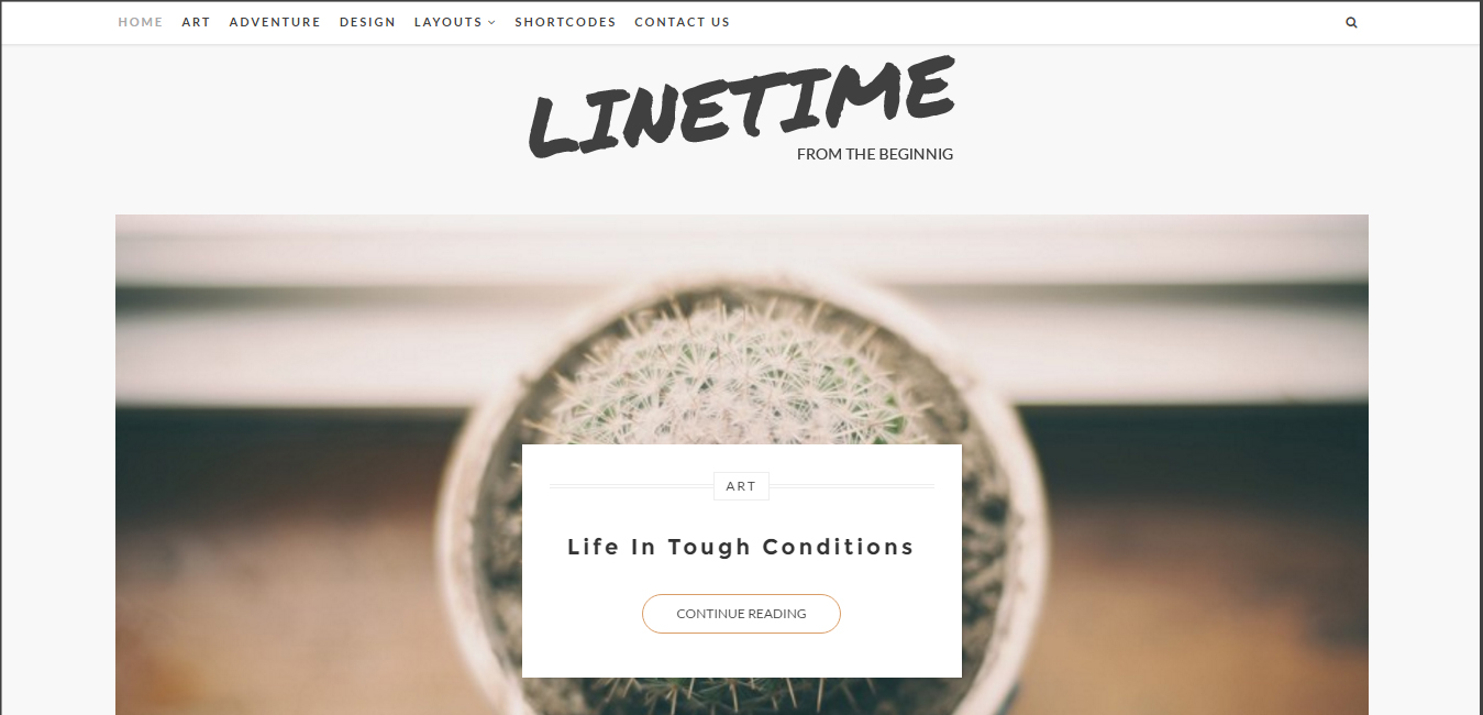 LineTime - Modern WordPress Blog Theme