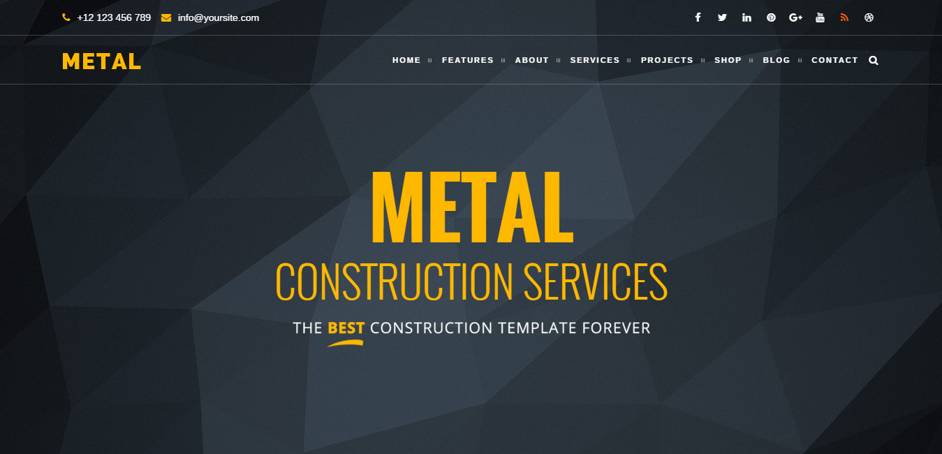 Metal - Building & Construction WordPress Themes