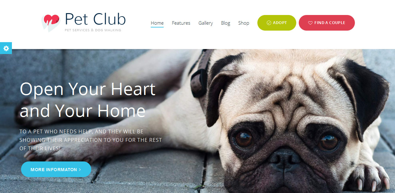 Pet Club - Dog WordPress Themes