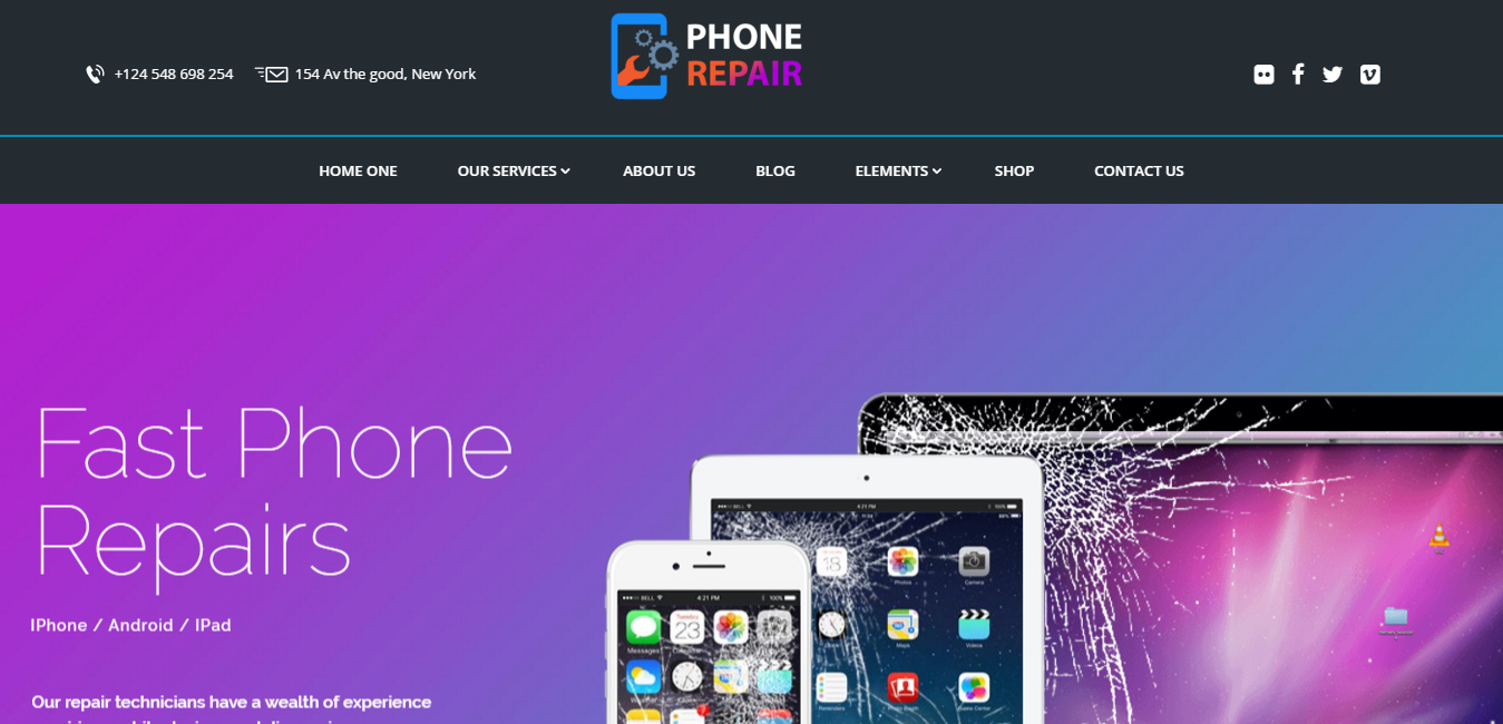 PhoneRepair - Mobile, Tablet, Phone Repair Shop Theme