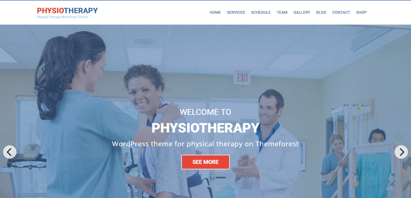 Physiotherapy - Physical Therapy WordPress Theme