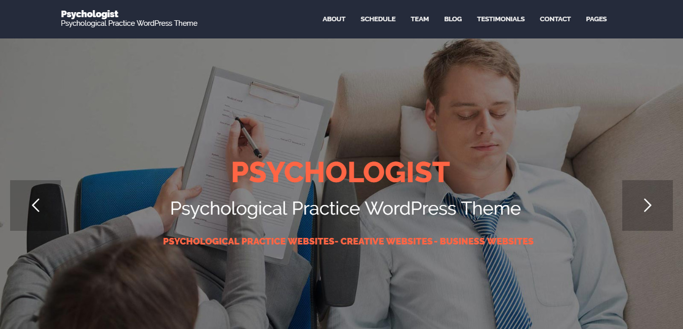 Psychologist - Psychological Practice WP Theme