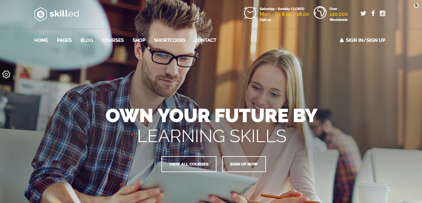 Skilled - School Education WordPress Theme