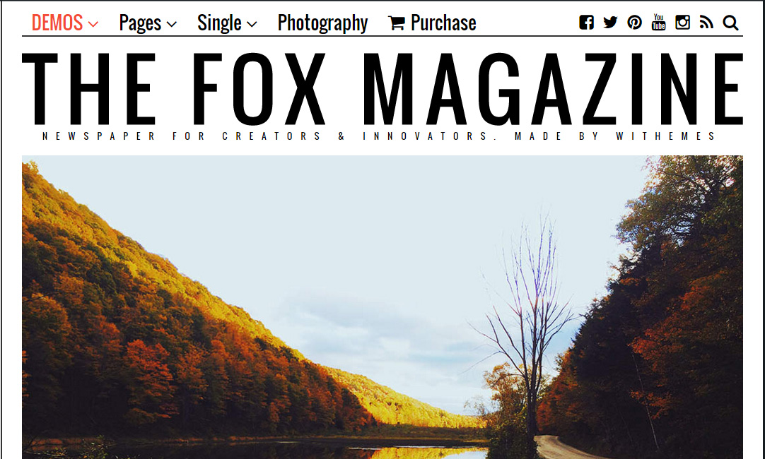 The Fox - Contemporary Magazine Theme