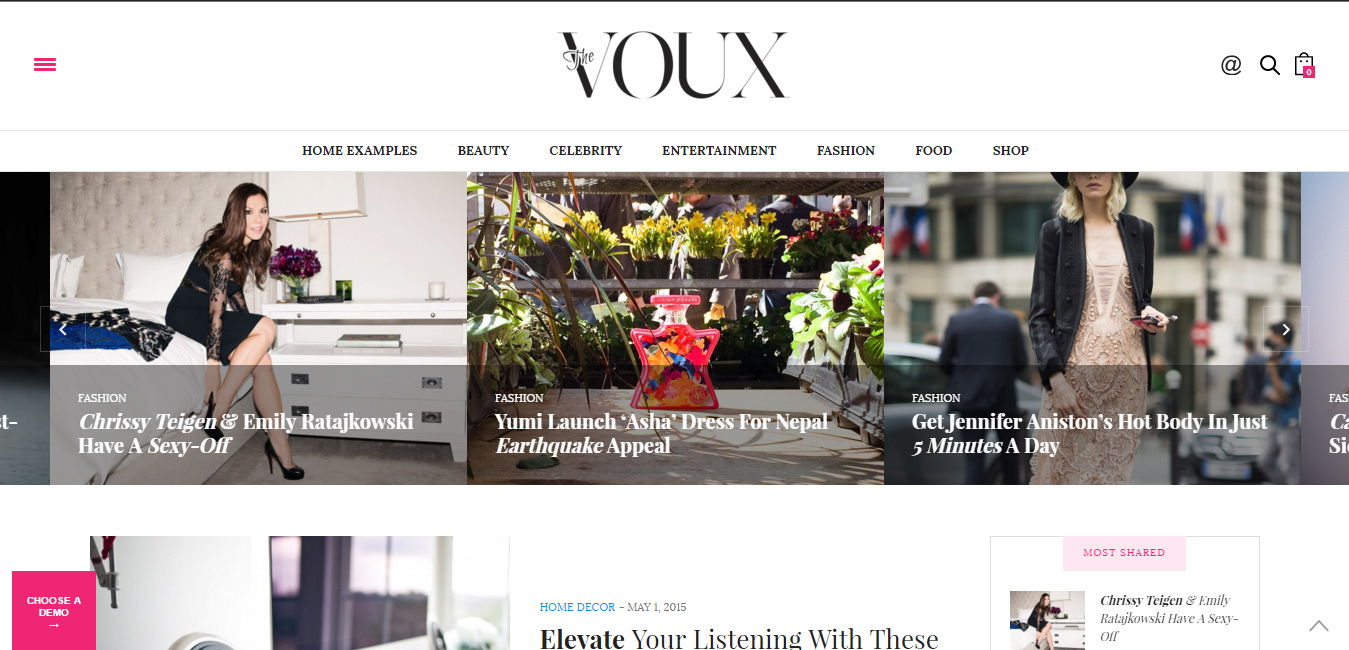 The Voux - WordPress Magazine Theme