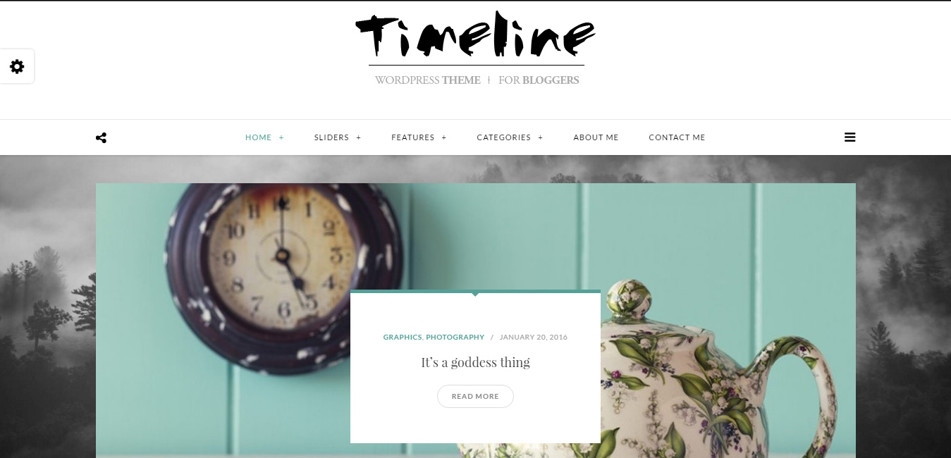 Timeline - A Timeline WordPress Blog Theme