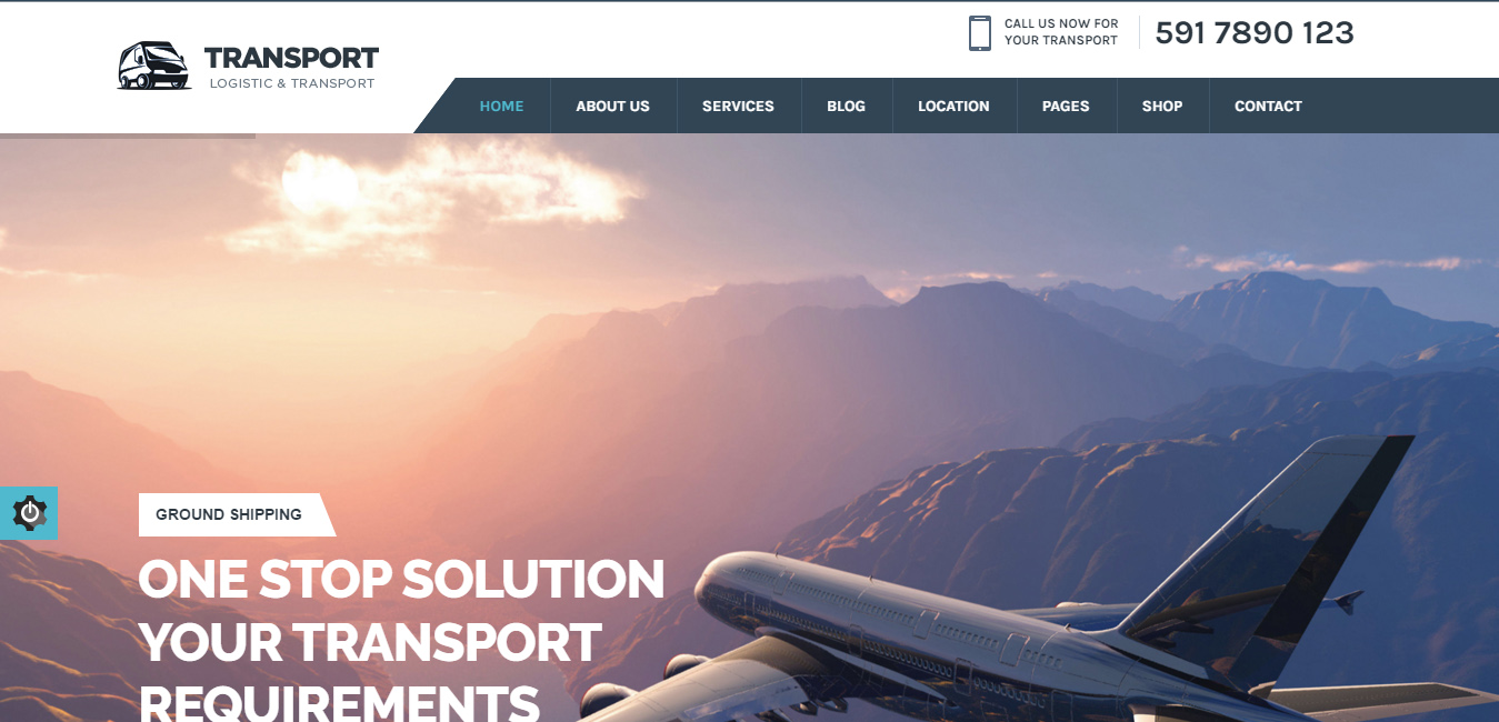 Transport - cargo wordpress themes