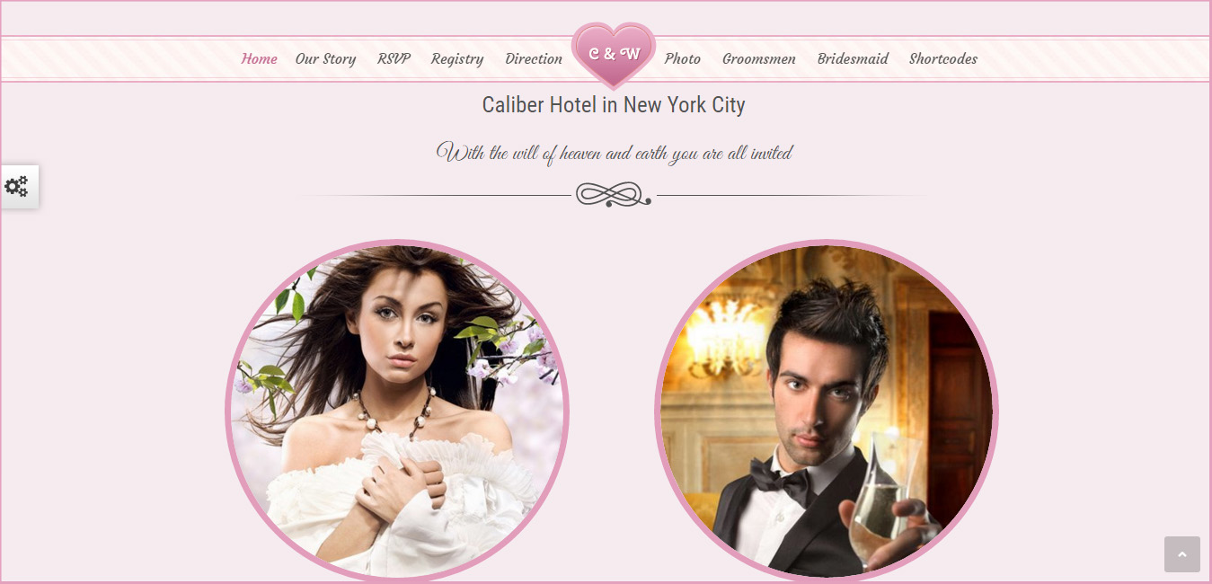 Wedding Event - fancy WordPress themes