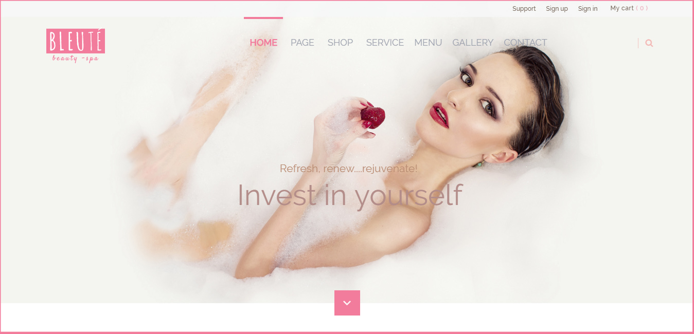 Bleute - Perfume Shop WordPress Themes