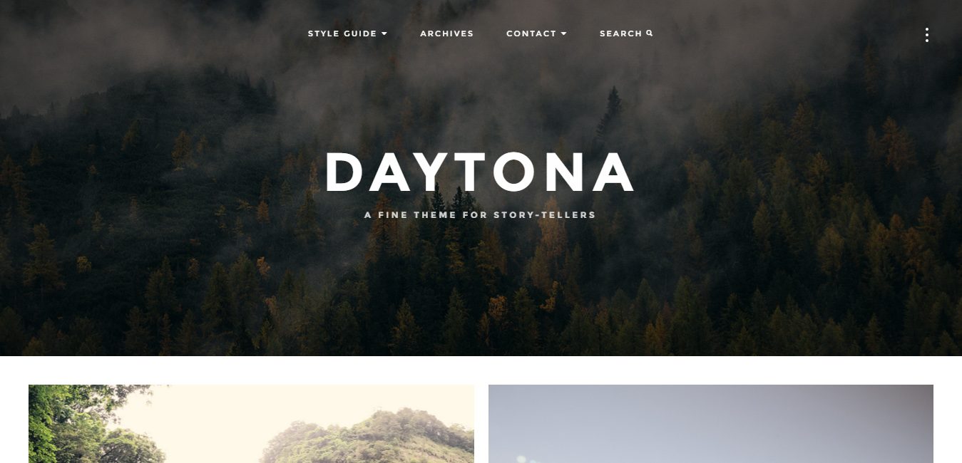 Daytona - Responsive WordPress Blog Theme