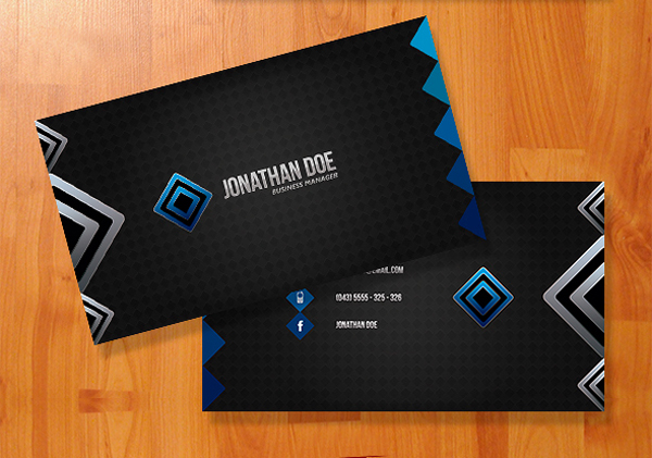 Double Diamond Business Card