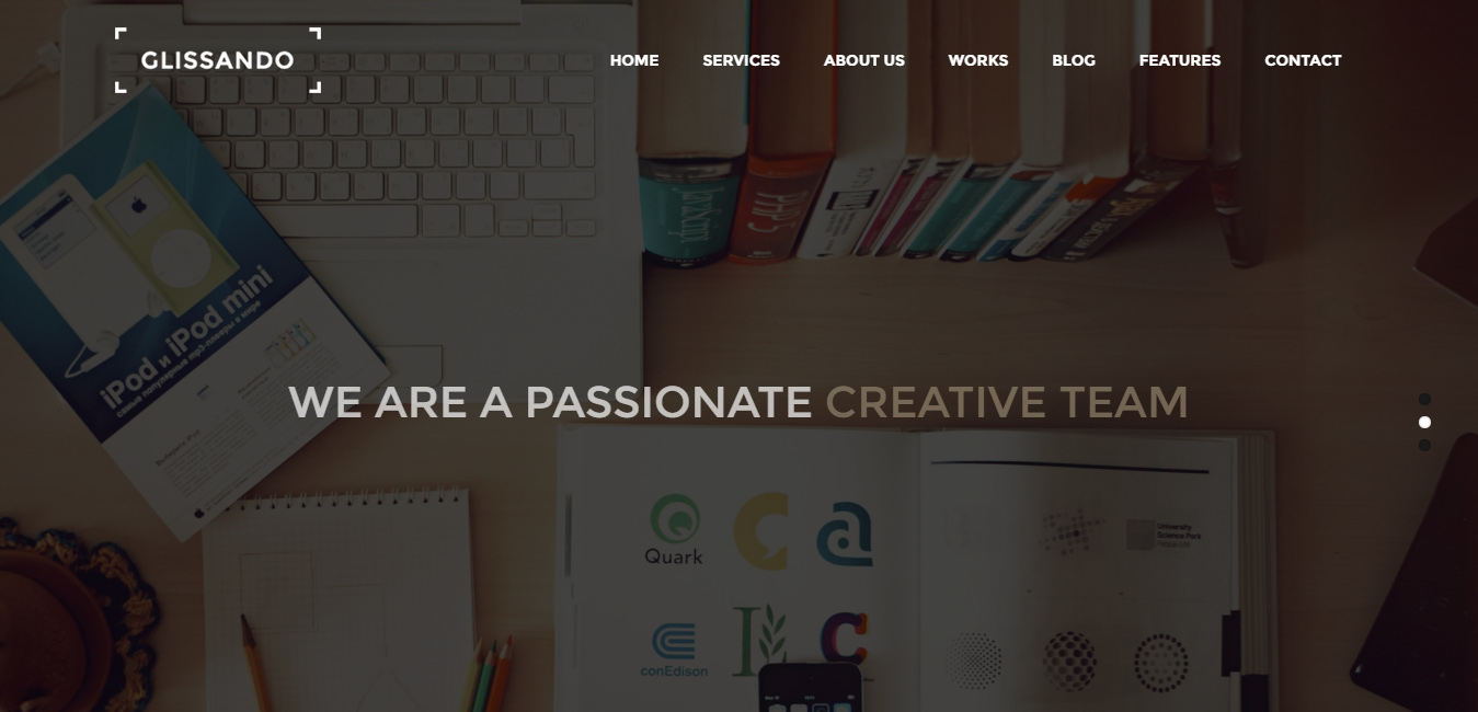 Glissando - Creative One Page Multipurpose Theme