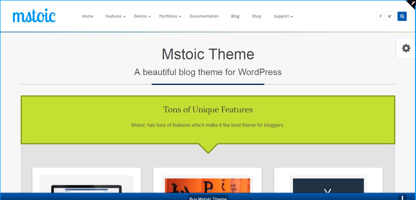 Mstoic - Responsive Blog WordPress Theme