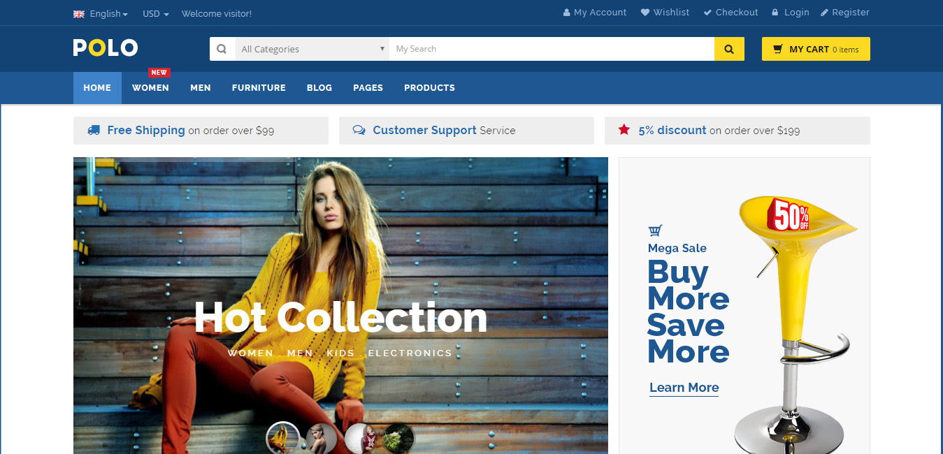 Polo - Multipurpose WooCommerce Theme