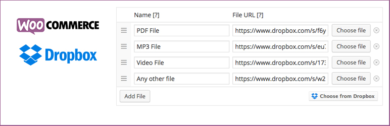 WooCommerce Dropbox