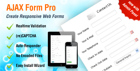 AJAX Responsive Web Forms