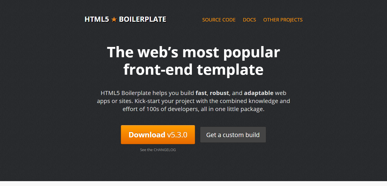 HTML5 Boilerplate - html5 development tools