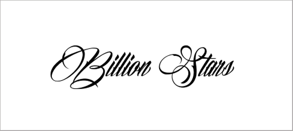 Billion Stars Font