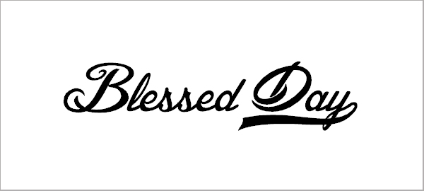 Blessed Day Font