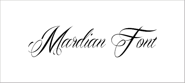 Mardian Demo Font