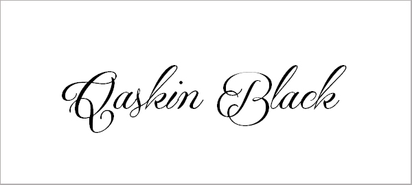 Qaskin Black Personal Use Font