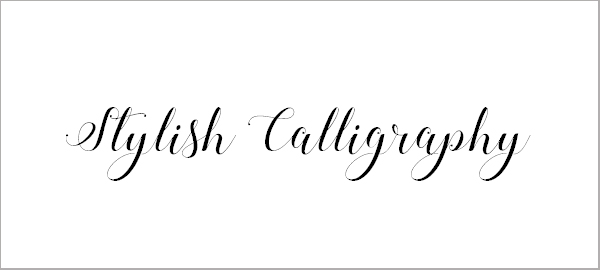 Stylish Calligraphy Font