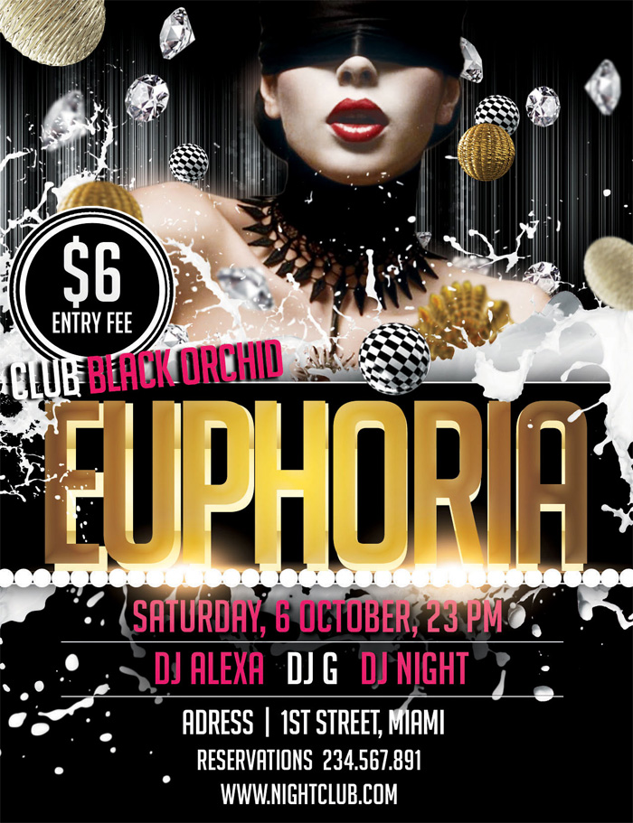 free-euphoria-psd-flyer