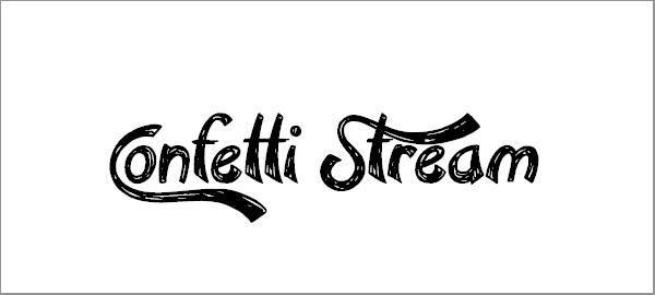 confetti-stream-font